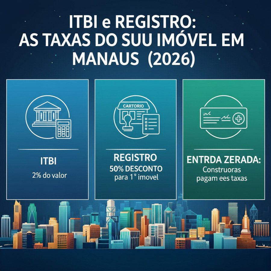 ITBI e Registo, prepare o bolso para as taxas de cartório em Manaus